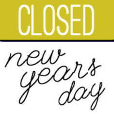 New Year's Day: closed